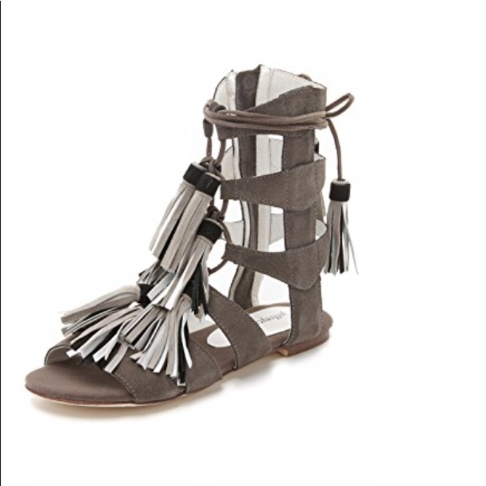 Nwob Jeffrey Campbell Redondo Gladiator Gray 8.5 View 3